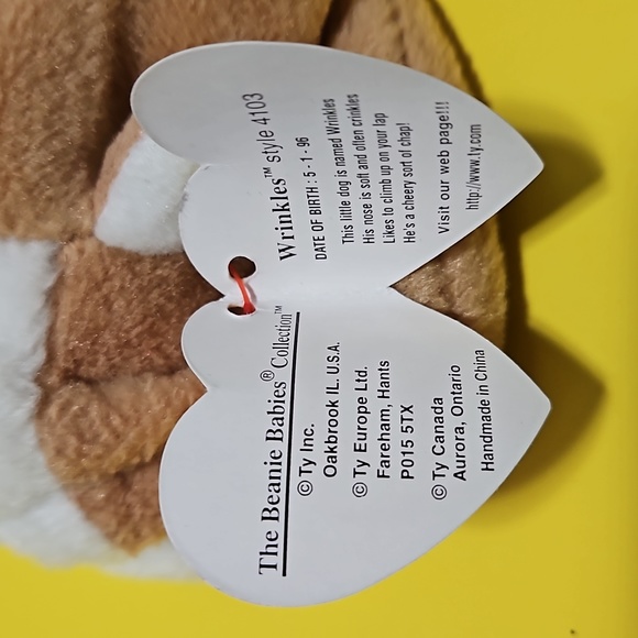 Wrinkles - Ty Beanie Babies - with tags - Picture 9 of 11